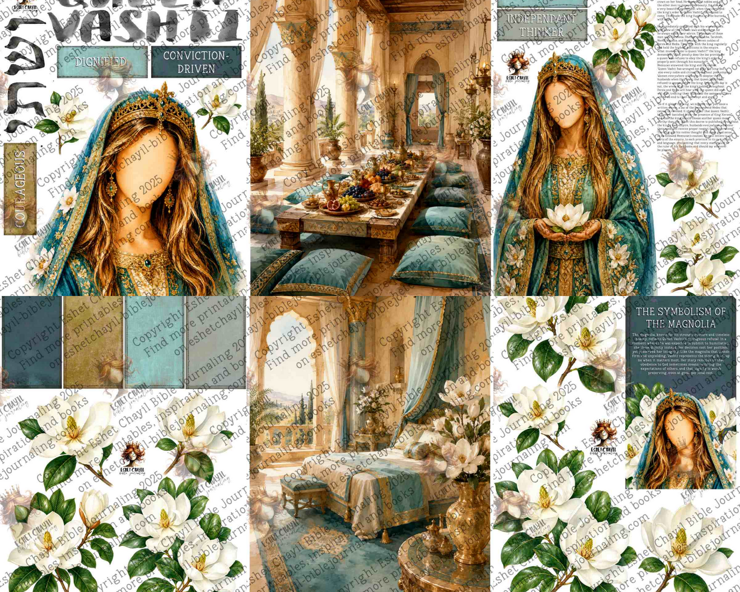 WOB PRINTABLE #N52 QUEEN VASHTI (FACELESS) - ENGLISH