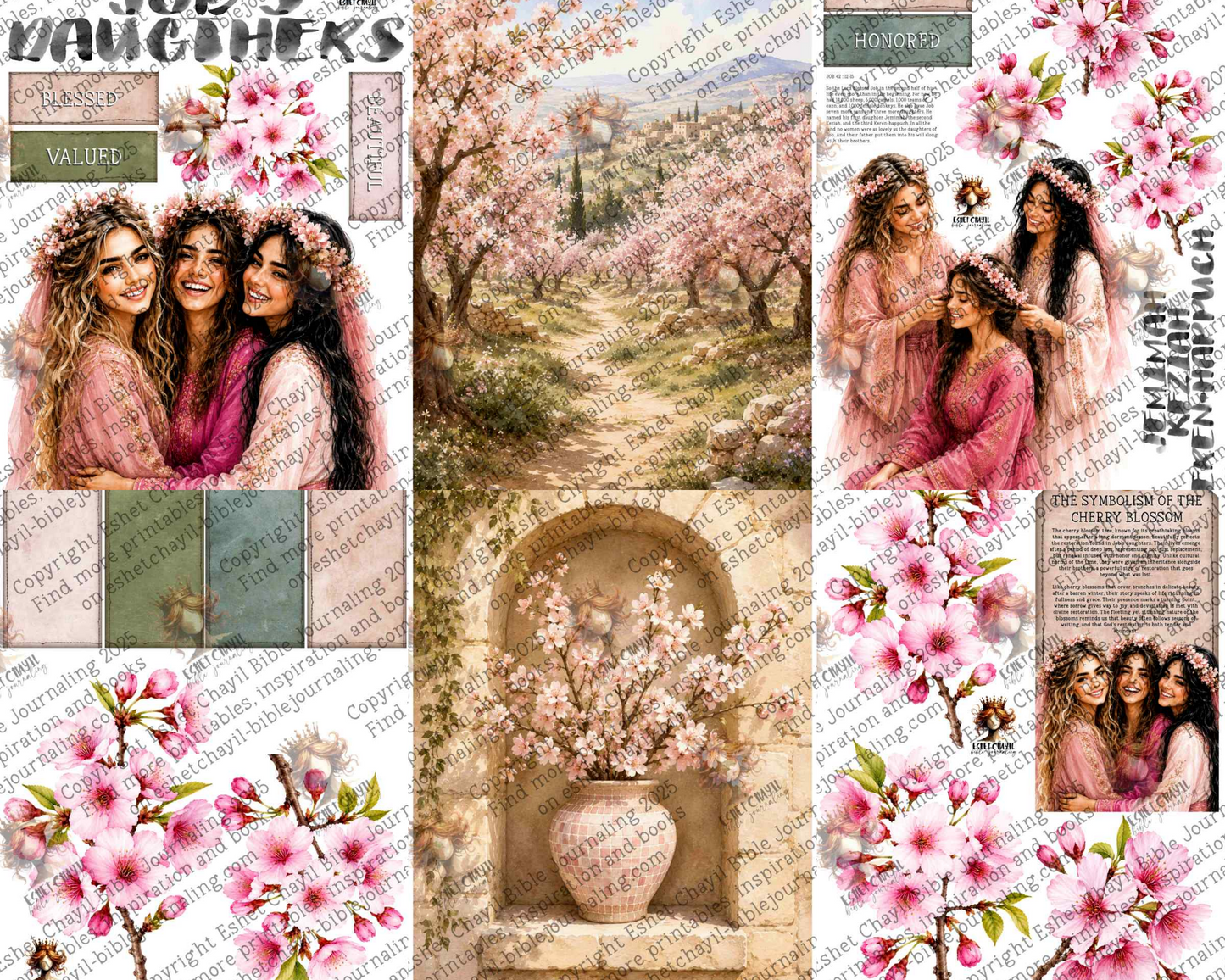 WOB PRINTABLE #N56 JOBS DAUGHTERS (DETAILED FACES) - ENGLISH