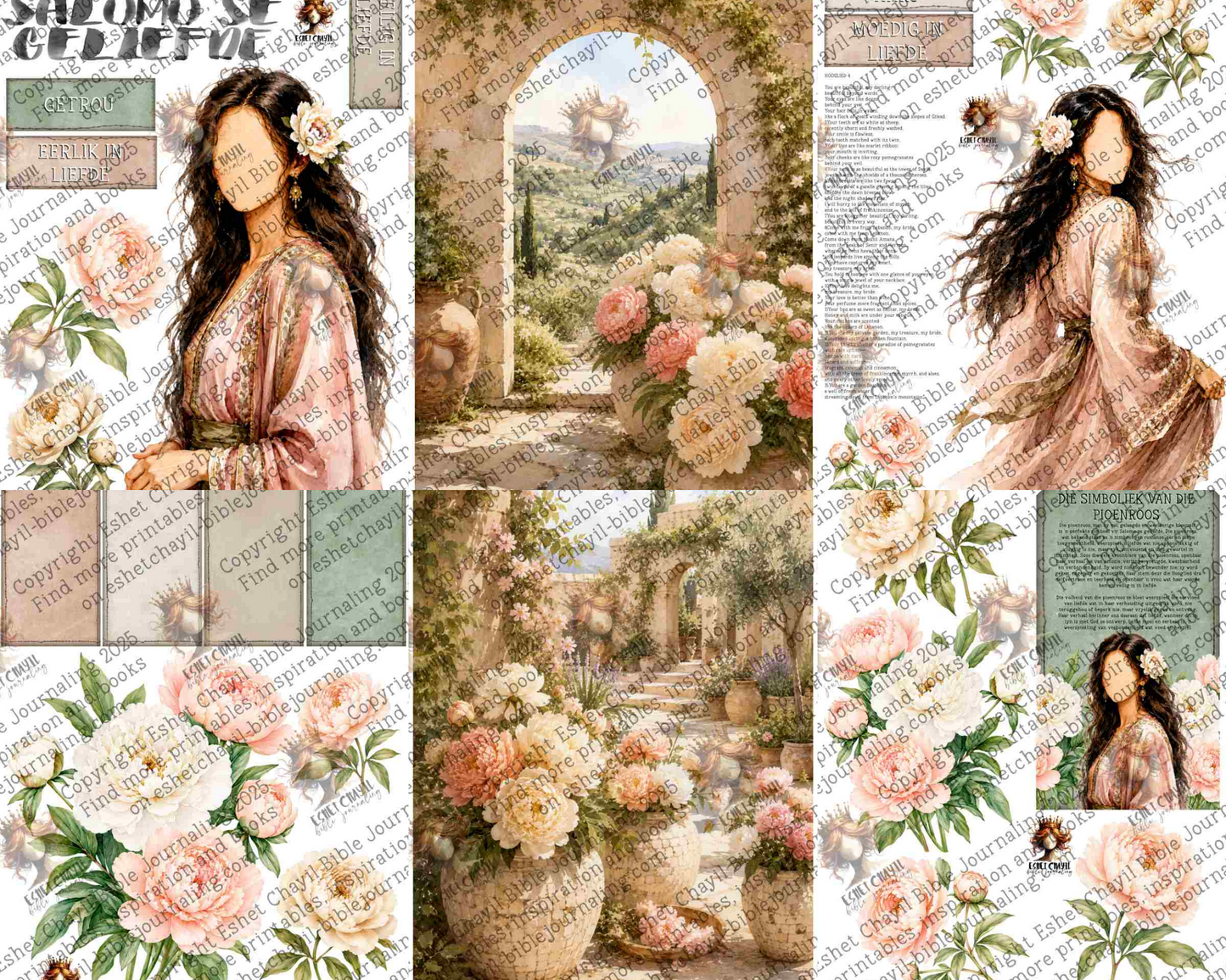 WOB PRINTABLE #N58 SOLOMON'S BELOVED (FACELESS) - AFRIKAANS