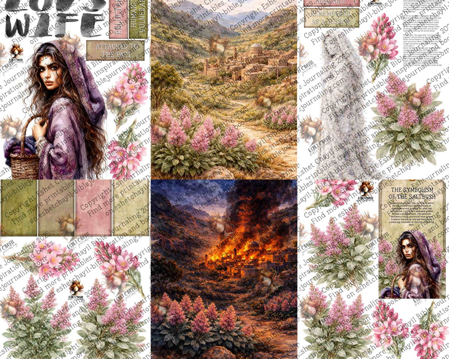 WOB PRINTABLE #N8 LOTS WIFE  (DETAILED FACES) - ENGLISH
