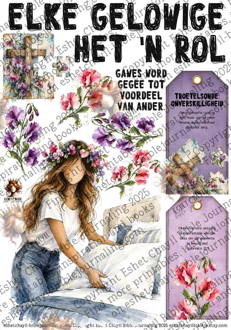 3 ELKE GELOWIGE HET 'N ROL - AFRIKAANS