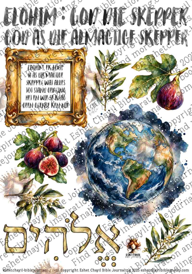 13 NAME VAN GOD ELOHIM - AFRIKAANS