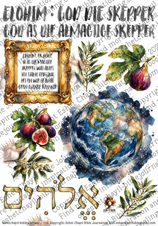 13 NAME VAN GOD ELOHIM - AFRIKAANS