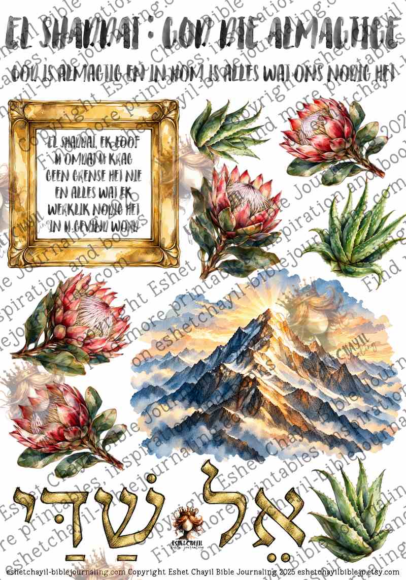 15 NAME VAN GOD EL SHADDAI - AFRIKAANS