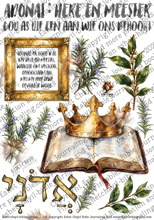 14 NAME VAN GOD ADONAI - AFRIKAANS