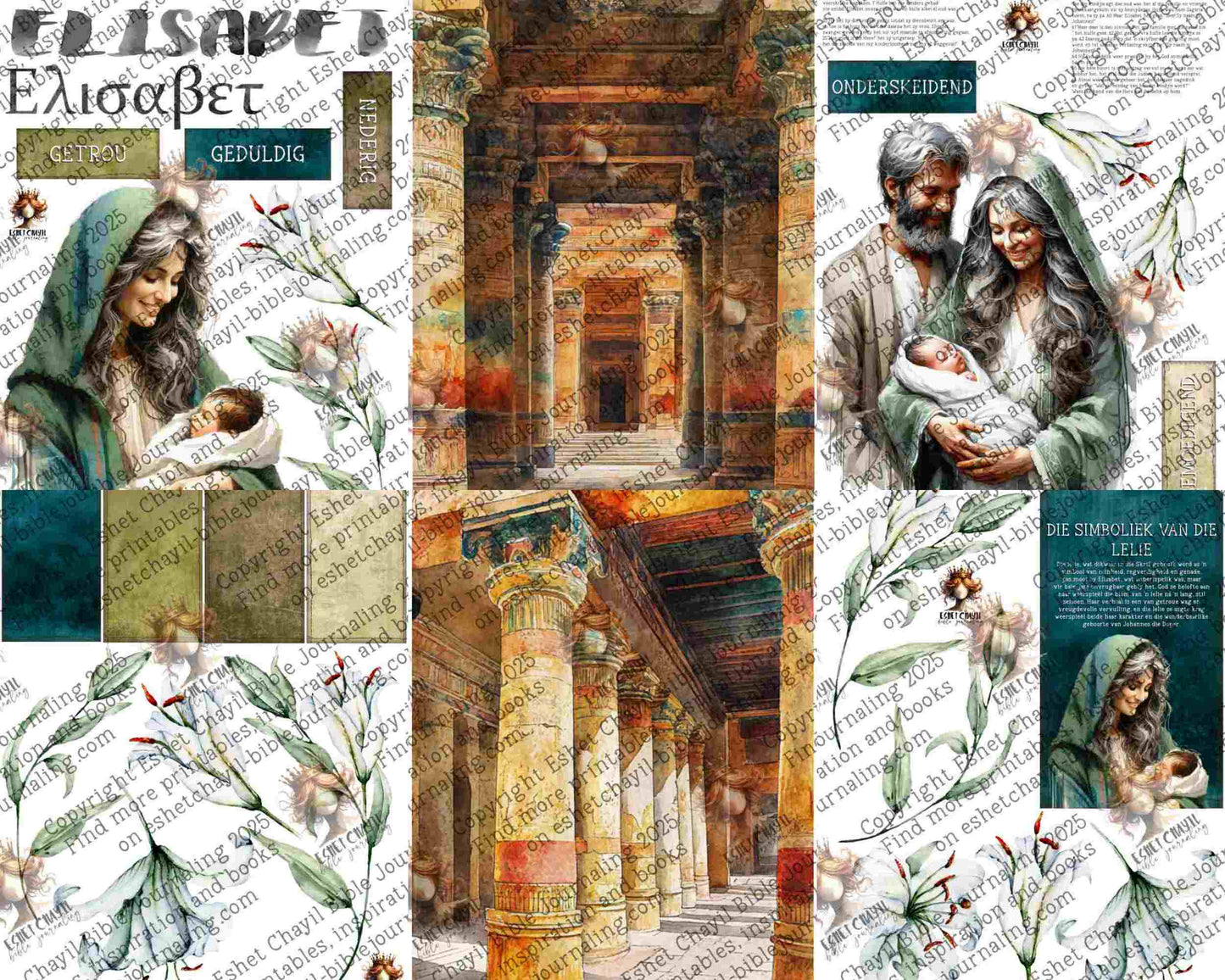 WOB PRINTABLE #33 ELISABET (DETAILED FACES) - AFRIKAANS