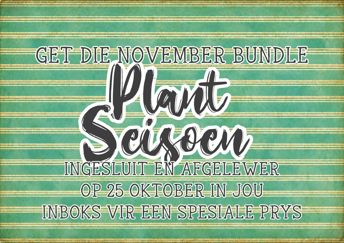 BEREI DIE GROND VOOR COMPLETE DIGITAL PRINTABLE BUNDLE + PLANT SEISOEN BUNDEL - AFRIKAANS