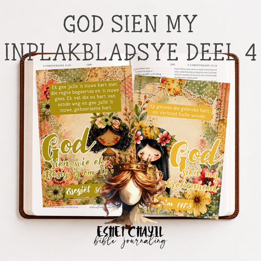 God Sien My Stel 4 – Bybel Joernaal Inplakbladsye