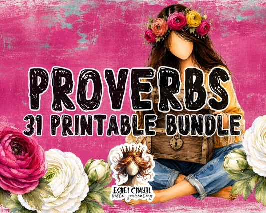 PROVERBS 31 DAY PRINTABLE BUNDLE - ENGLISH