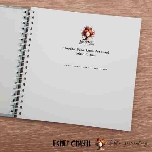 #BIBLE ART JOURNAL - BRAVE  - AFRIKAANS