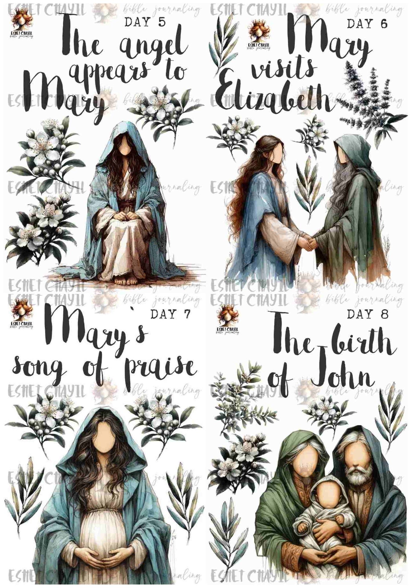 #ADVENT BUNDLE - ENGLISH - 24 PRINTABLES