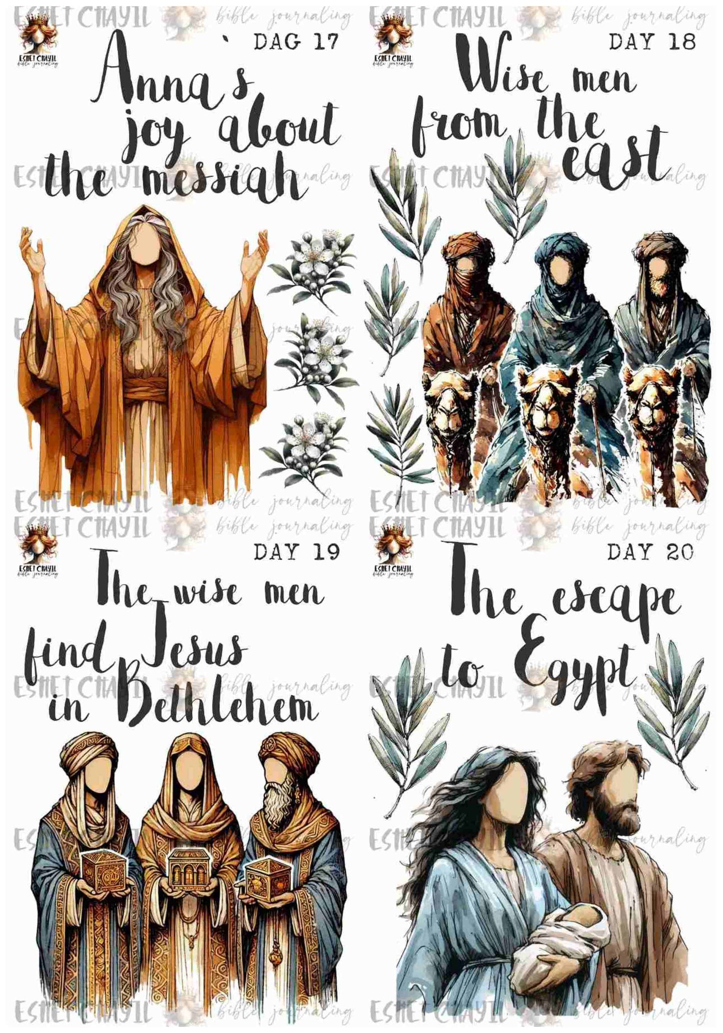 #ADVENT BUNDLE - ENGLISH - 24 PRINTABLES
