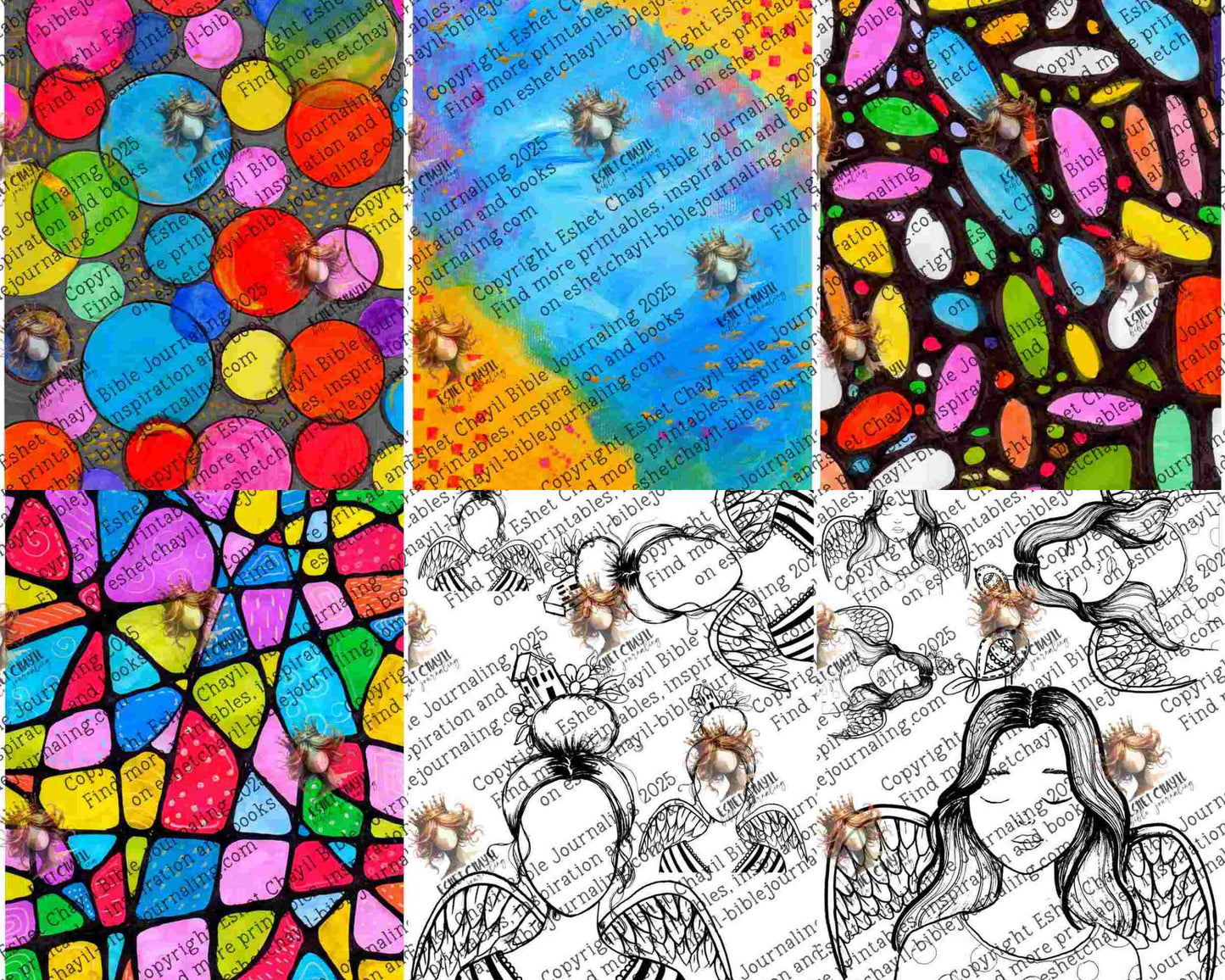 FAITH IN COLOR DIGITAL CUTOUT AND COLLAGE EBOOK