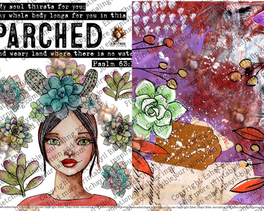 In the Desert #6 – Bible Journaling Prntable