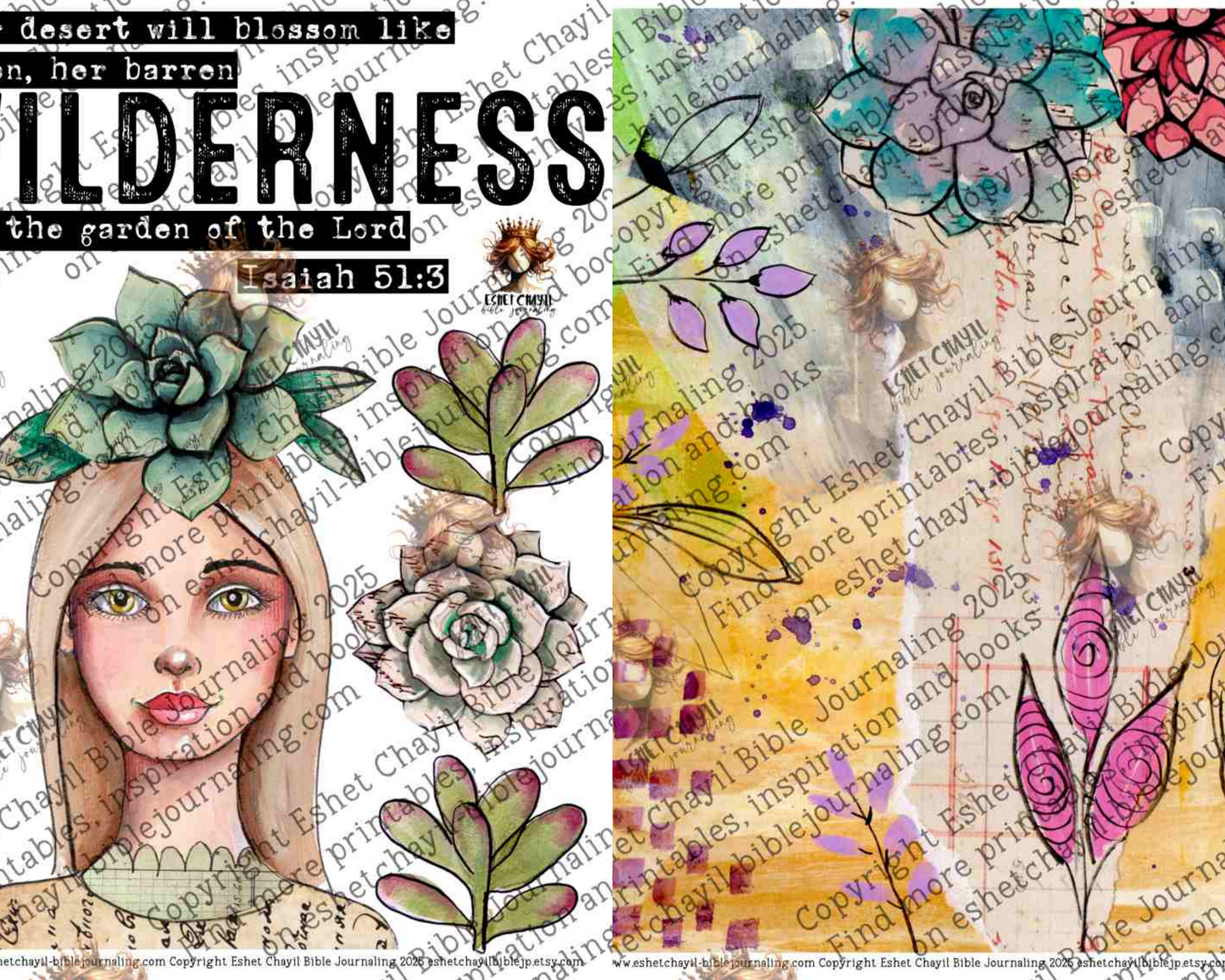 In the Desert #7 – Bible Journaling Prntable